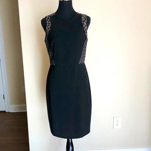 Ann Taylor Sleeveless Black Dress